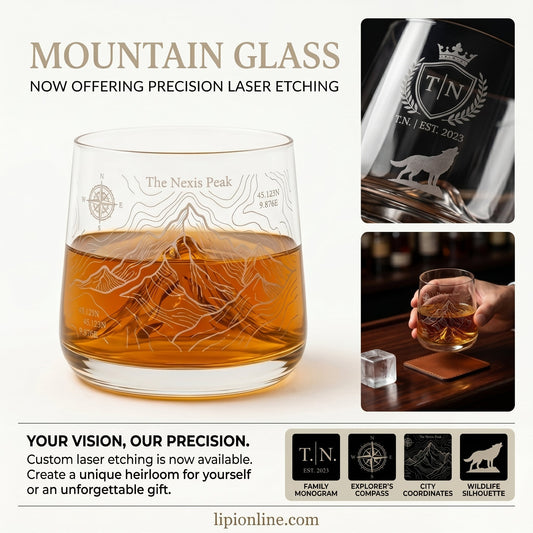 Reaching the Peak: Why the Summit Topographical Whiskey Glass Belongs in Your Lounge