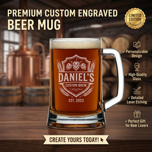 The Weight of Craftsmanship: Why a Custom Heavyweight Beer Stein Is the Ultimate Status Gift