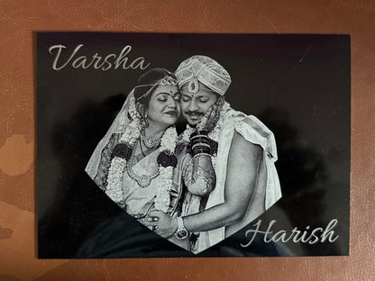 Personalized black metal portrait - Lipi